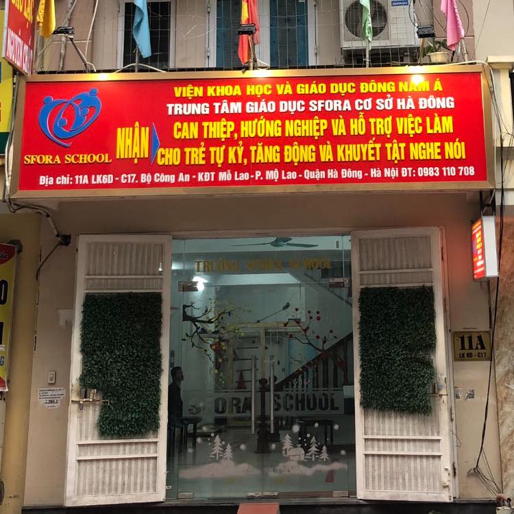 THÔNG BÁO TUYỂN SINH TRẺ TỰ KỶ - SFORA HÀ ĐÔNG
